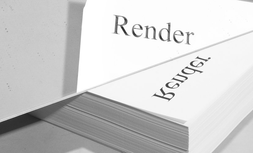 Render exhibition